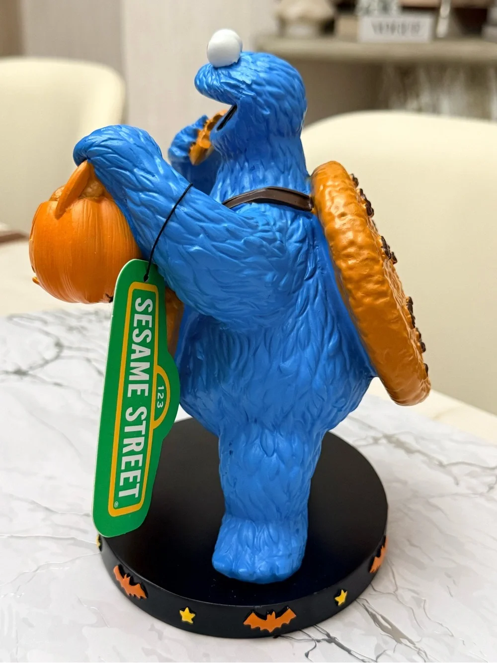 Cookie Monster Jack-O’-Lant Halloween Pumpkin Figure Sesame Street Decor 2026